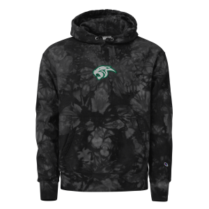 Embroidered Unisex Tie-Dyed Hoodie
