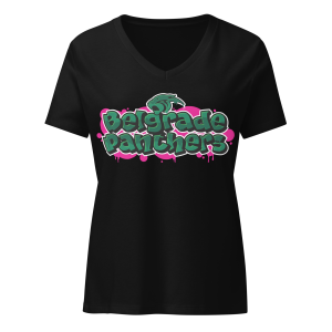 Panthers Graffiti Relaxed V-Neck Tee