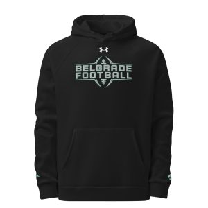 Embroidered Football Under Armour® hoodie